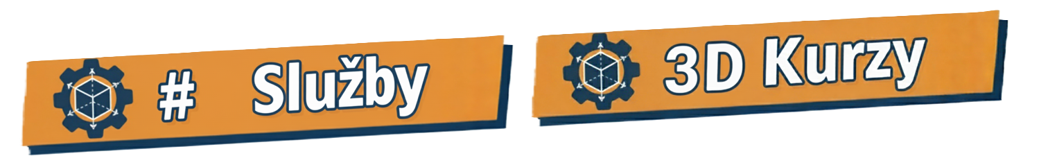 Menu ikona 3D technologií